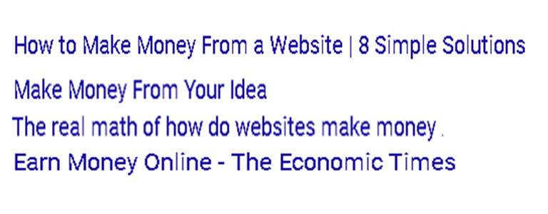 How To Earn Money Online With A Website Step 7 How Do These Titles Impress You